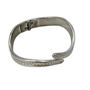 Vintage Monet Silver cuff bracelet